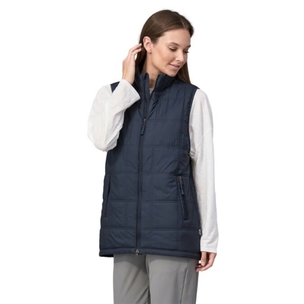 NWT patagonia lost canyon vest navy blue puffer down medium - Picture 6 of 6